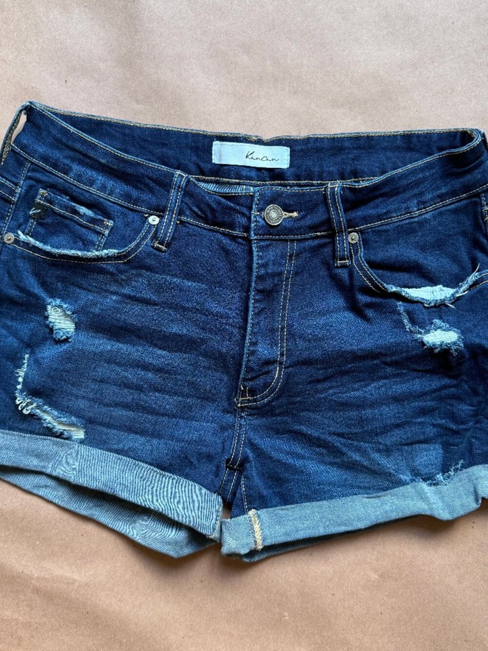 💙 KanCan Distressed Denim Shorts | Size 10